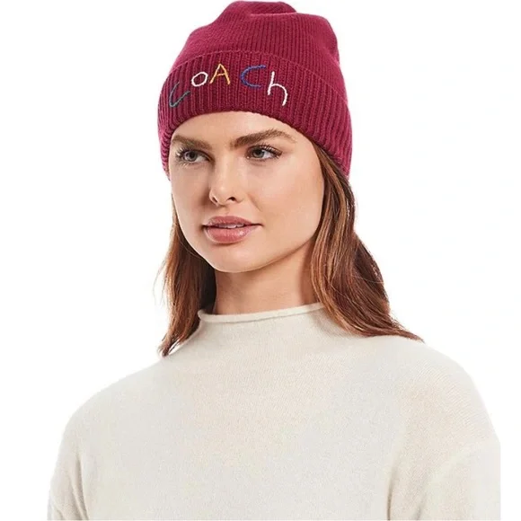 NWT New With Tags Merino Wool Embroidered Logo Beanie Marled Core Logo Beanie - Noah main image 3